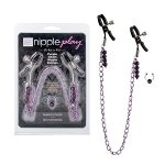 Nipple play Purple Chain Nipple Clamps