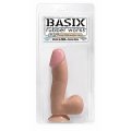 Basix 6.5" Dong W/ Suction (Flesh)
