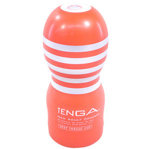 Tenga Deep Throat Cup ( Red standard) - Click Image to Close