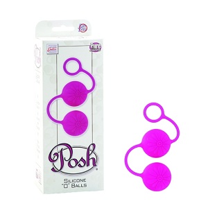Posh Silicone "O" Balls – Pink - Click Image to Close