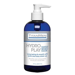 TitanMen Hydro Play - Water Based Glide - 8 fl. Oz - Click Image to Close