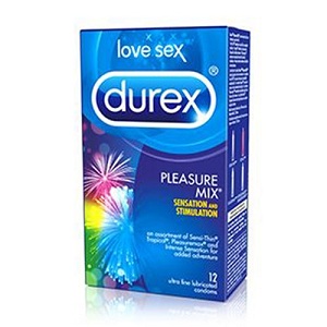 Durex Pleasure-Mix 12`s - Click Image to Close