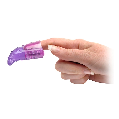 Disposable Finger Fun Purple - Click Image to Close