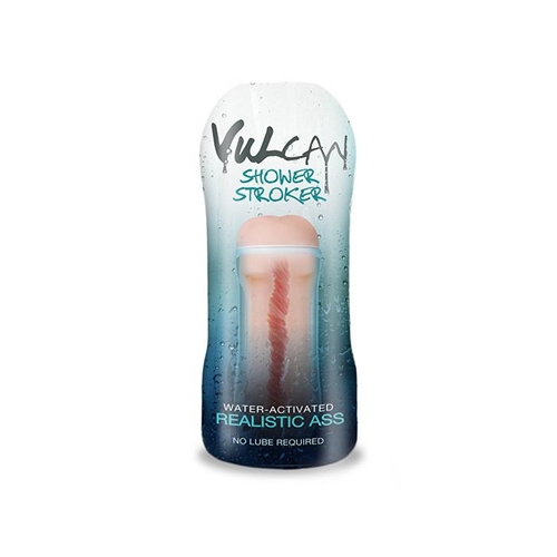 CyberSkin® H2O Vulcan Shower Stroker, Realistic Ass - Click Image to Close