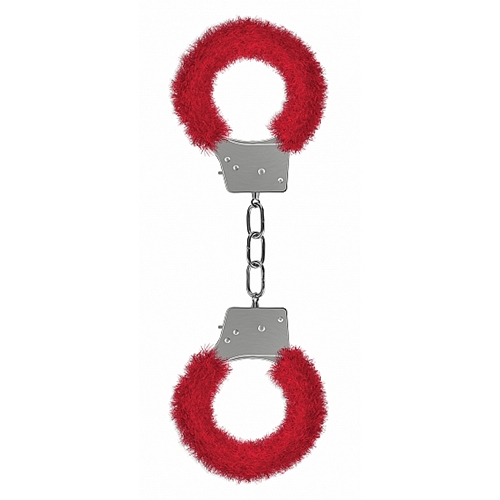 Beginner's Handcuffs Furry – Red - Click Image to Close