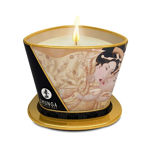 Caress by Candlelight Massage Candle Desire / Vanilla - Click Image to Close