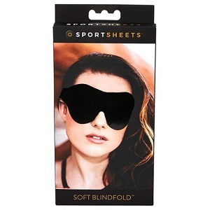 Soft Blindfold - Black - Click Image to Close