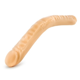 Blush - B Yours - 18" Double Dildo - Beige - Click Image to Close