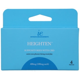Heighten - Suppositories with CBD - 400mg (100mg each) - 4 piece - Click Image to Close