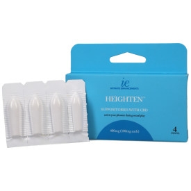 Heighten - Suppositories with CBD - 400mg (100mg each) - 4 piece - Click Image to Close