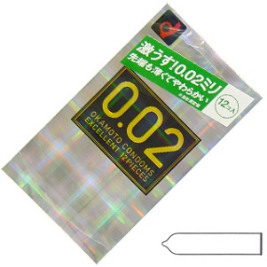 Japan Okamoto 0.02 mm condom (clear 12 pcs) - Click Image to Close
